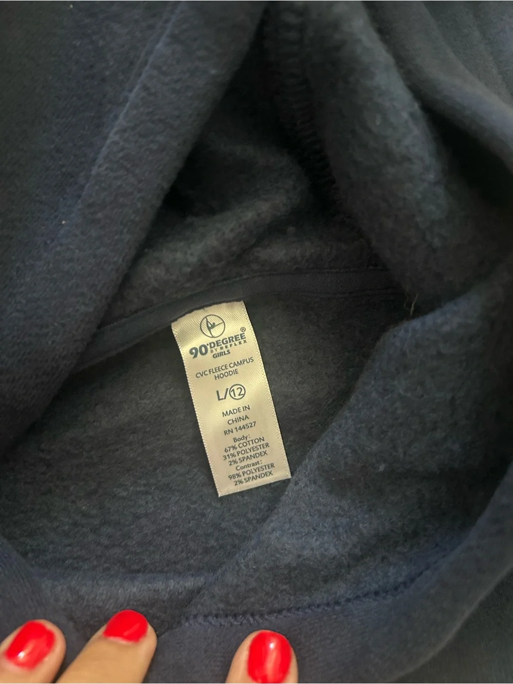 90 Degree Fleece Campus Hoodie